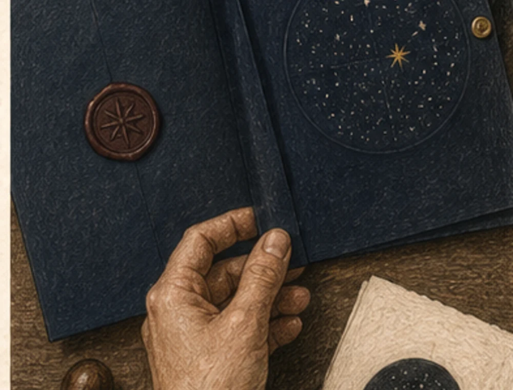 Colored-pencil folio of the Order of the Night Sky